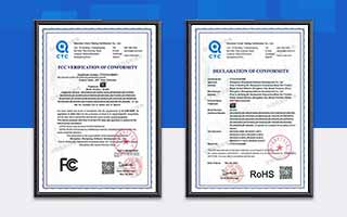 中航軟件榮獲FCC、RoHS認(rèn)證證書